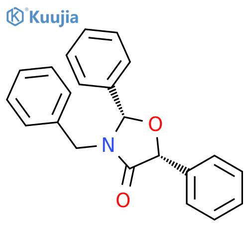 4-OXAZOLIDINONE, 2,5-DIPHENYL-3-(PHENYLMETHYL)-, CIS- structure