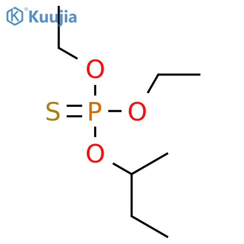 O-butan-2-yl O,O-diethyl phosphorothioate structure