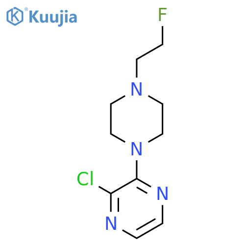 2-Chloro-3-(4-(2-fluoroethyl)piperazin-1-yl)pyrazine structure