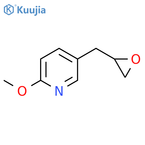 2-methoxy-5-(oxiran-2-yl)methylpyridine structure