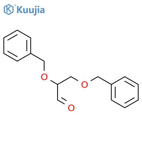 Propanal, 2,3-bis(phenylmethoxy)-, (2R)- structure