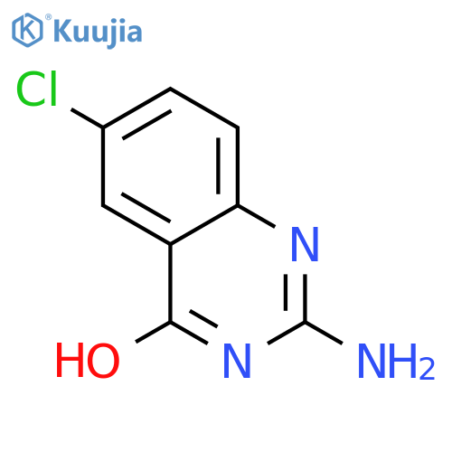 2-Amino-6-chloroquinazolin-4-ol structure