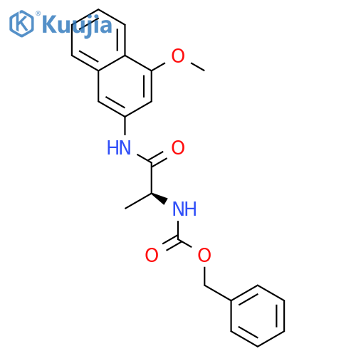 Z-L-alanine 4-methoxy-beta-naphthylamide structure