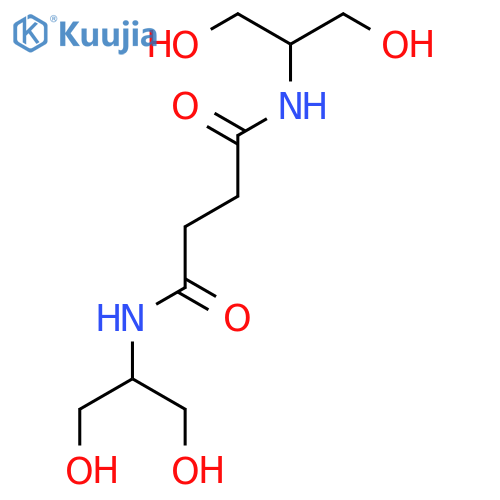 Butanediamide, N,N'-bis[2-hydroxy-1-(hydroxymethyl)ethyl]- structure