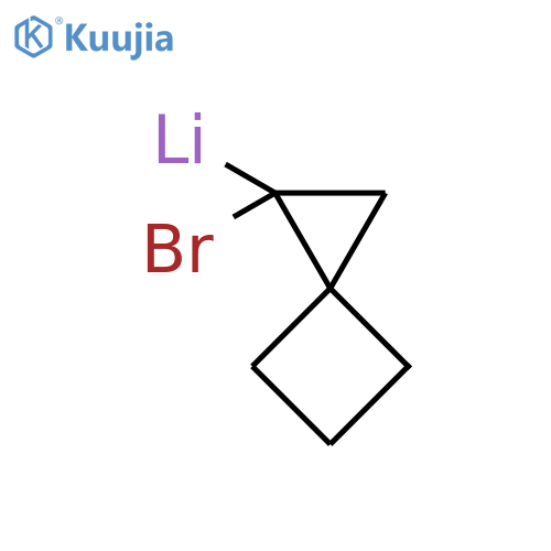Lithium, (1-bromospiro[2.3]hex-1-yl)- structure