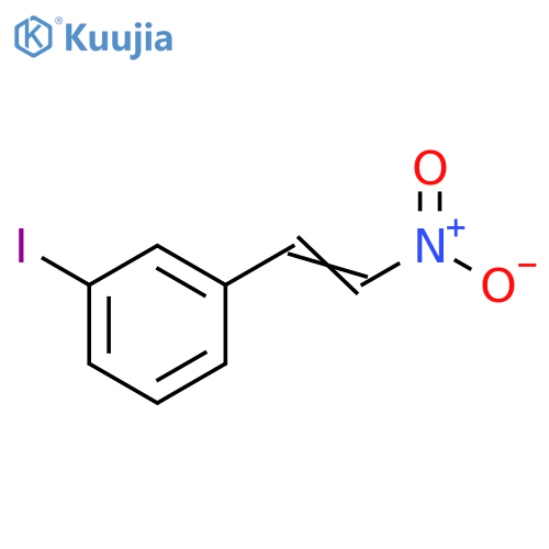 Benzene, 1-iodo-3-(2-nitroethenyl)- structure