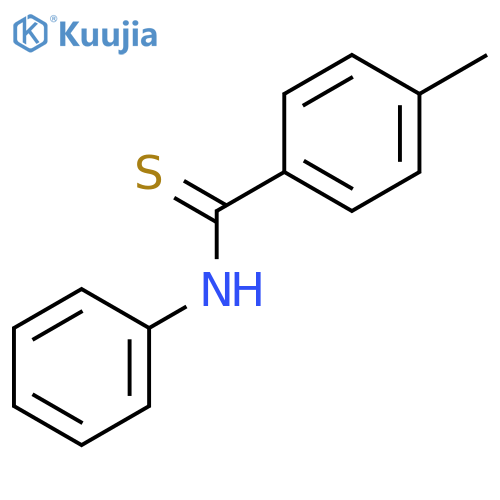 4-methyl-N-phenylbenzenecarbothioamide structure