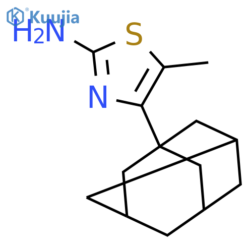 4-Adamantan-1-Yl-5-Methyl-Thiazol-2-Ylamine structure