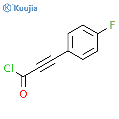 2-Propynoyl chloride, 3-(4-fluorophenyl)- structure