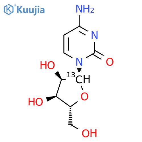 Cytidine-1'-13C structure