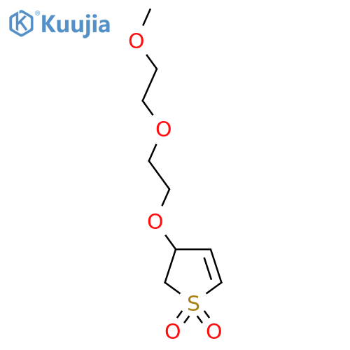 3-2-(2-methoxyethoxy)ethoxy-2,3-dihydro-1lambda6-thiophene-1,1-dione structure