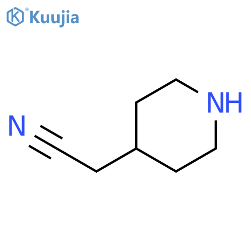 2-(Piperidin-4-yl)acetonitrile structure