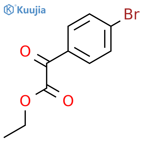 Ethyl 2-(4-bromophenyl)-2-oxoacetate structure