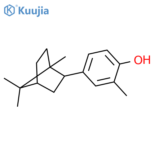 2-methyl-4-((1R,4S)-1,7,7-trimethylbicyclo[2.2.1]heptan-2-yl)phenol structure