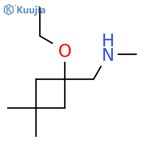 (1-ethoxy-3,3-dimethylcyclobutyl)methyl(methyl)amine structure