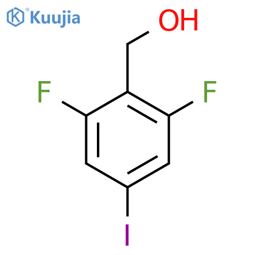 (2,6-Difluoro-4-iodophenyl)methanol structure