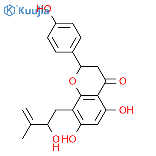 4',5,7-Trihydroxy-8-prenylflavanone; (ξ)-form, Δ3''-Isomer, 2''ξ-hydroxy structure