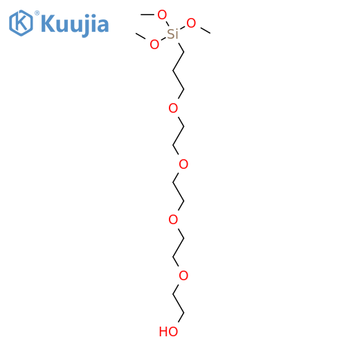 2,7,10,13,16-Pentaoxa-3-silaoctadecan-18-ol, 3,3-dimethoxy- structure