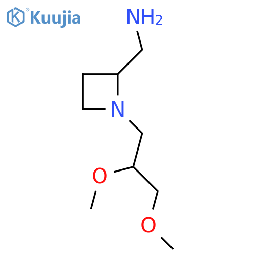 1-(2,3-dimethoxypropyl)azetidin-2-ylmethanamine structure