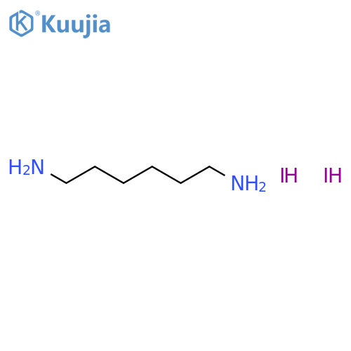 1,6-Hexanediamine,hydriodide (1:2) structure
