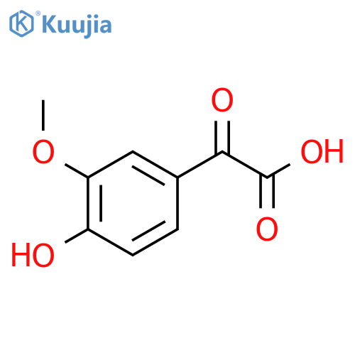 2-(4-hydroxy-3-methoxyphenyl)-2-oxoacetic acid structure