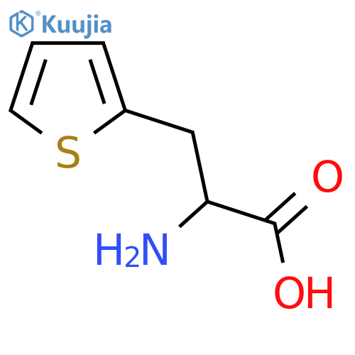 2-Amino-3-(thiophen-2-yl)propanoic acid structure