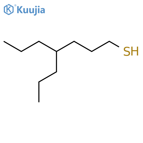 4-propylheptane-1-thiol structure