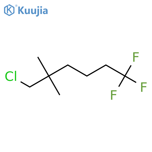 Hexane, 6-chloro-1,1,1-trifluoro-5,5-dimethyl- structure