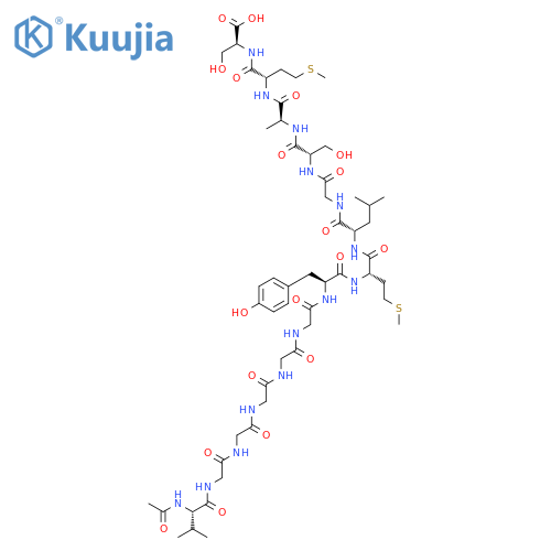 L-Serine,L-alanylglycyl-L-alanyl-L-valyl-L-valylglycylglycyl-L-leucylglycylglycyl-L-tyrosyl-L-methionyl-L-leucylglycyl-L-seryl-L-alanyl-L-methionyl- structure