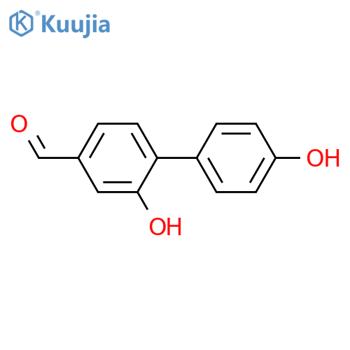 2,4'-Dihydroxy-4-biphenylcarboxaldehyde structure