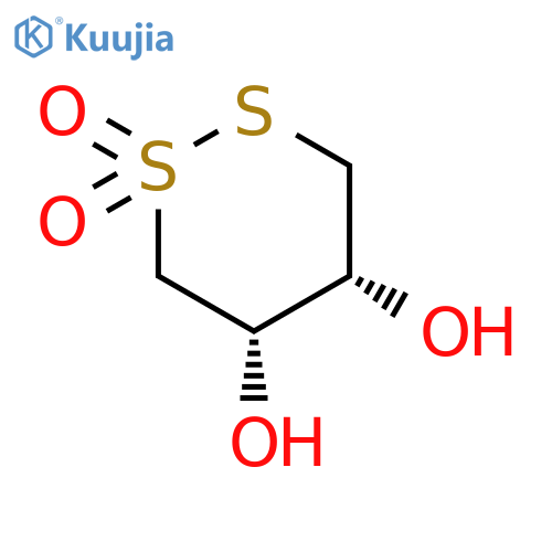 1,2-Dithiane-4,5-diol, 1,1-dioxide, (4R,5S)- structure