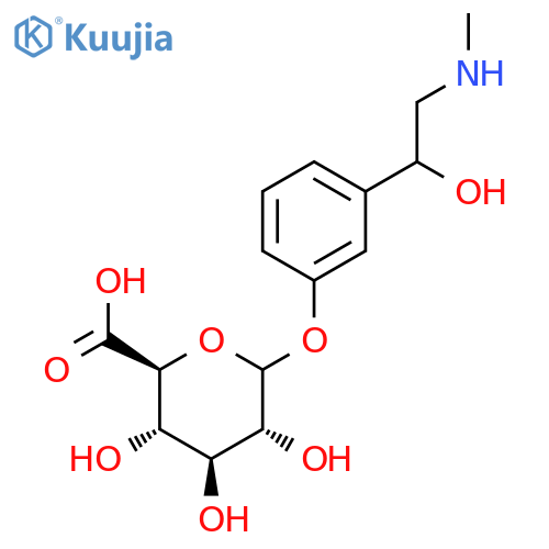 Phenylephrine-D-glucuronide structure