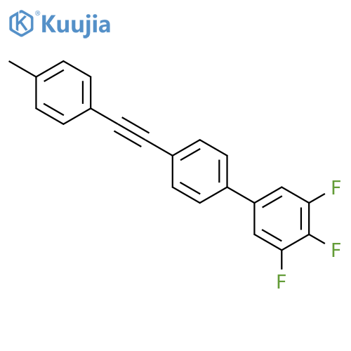1,1'-Biphenyl, 3,4,5-trifluoro-4'-[(4-methylphenyl)ethynyl]- structure