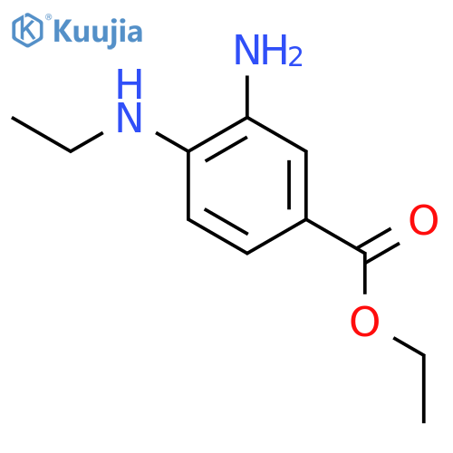 Ethyl 3-amino-4-(ethylamino)benzoate structure