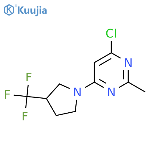 4-Chloro-2-methyl-6-(3-(trifluoromethyl)pyrrolidin-1-yl)pyrimidine structure