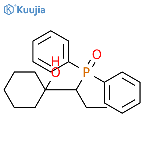 Cyclohexanol, 1-[1-(diphenylphosphinyl)propyl]- structure
