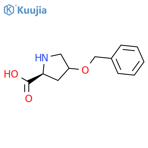 (2S)-4-(benzyloxy)pyrrolidine-2-carboxylic acid structure