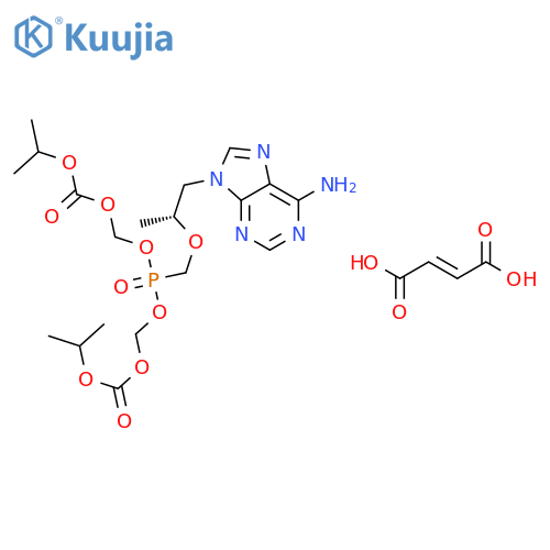 Tenofovir Disoproxil fumarate structure