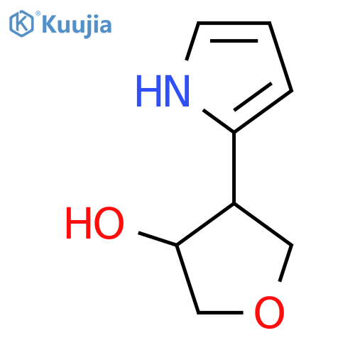 4-(1H-pyrrol-2-yl)oxolan-3-ol structure