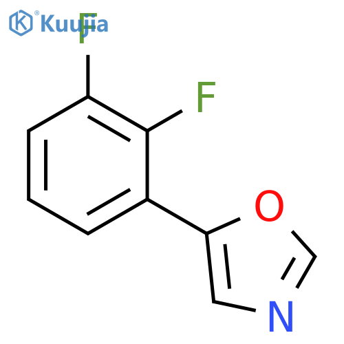 5-(2,3-Difluorophenyl)oxazole structure