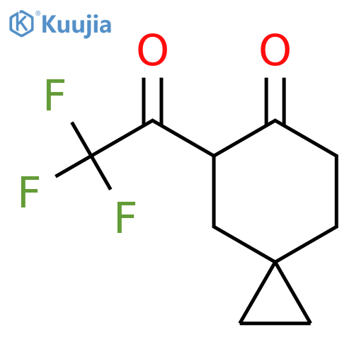 5-(trifluoroacetyl)spiro2.5octan-6-one structure