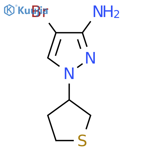 4-bromo-1-(thiolan-3-yl)-1H-pyrazol-3-amine structure