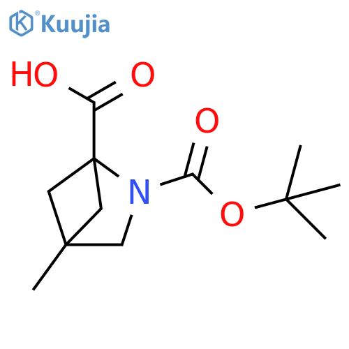 2-(tert-butoxy)carbonyl-4-methyl-2-azabicyclo2.1.1hexane-1-carboxylic acid structure