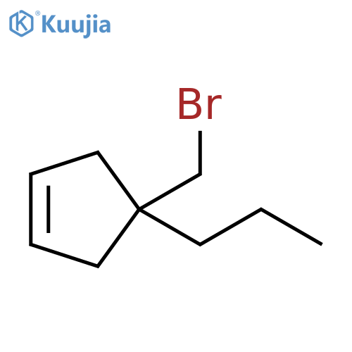 Cyclopentene, 4-(bromomethyl)-4-propyl- structure