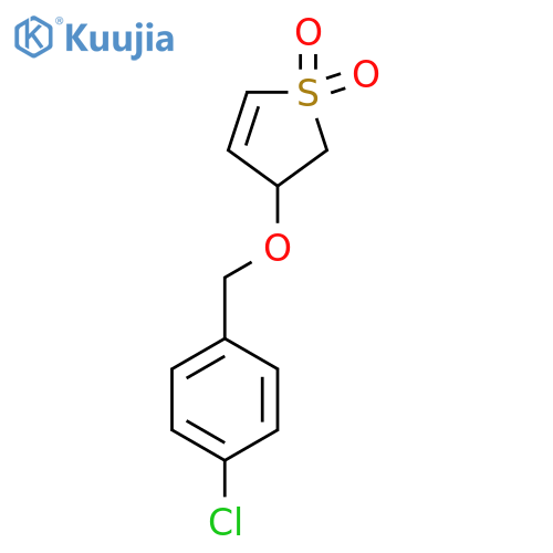 3-(4-chlorophenyl)methoxy-2,3-dihydro-1lambda6-thiophene-1,1-dione structure
