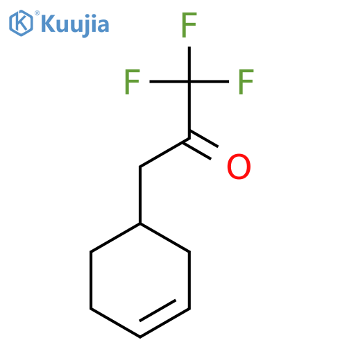 3-(cyclohex-3-en-1-yl)-1,1,1-trifluoropropan-2-one structure