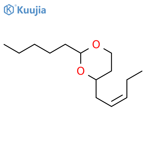 1,3-Dioxane, 4-(2Z)-2-pentenyl-2-pentyl- structure