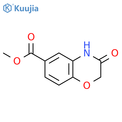 Methyl 3-oxo-3,4-dihydro-2H-1,4-benzoxazine-6-carboxylate structure