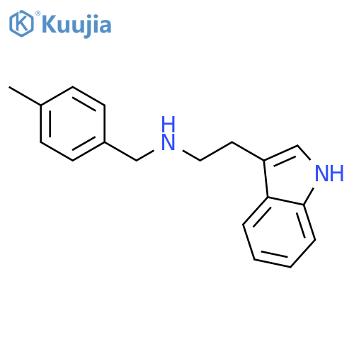 2-(1H-Indol-3-yl)-N-(4-methylbenzyl)ethanamine structure