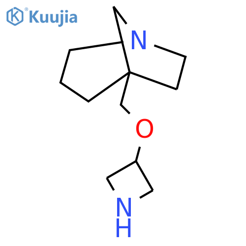 5-(azetidin-3-yloxy)methyl-1-azabicyclo3.2.1octane structure